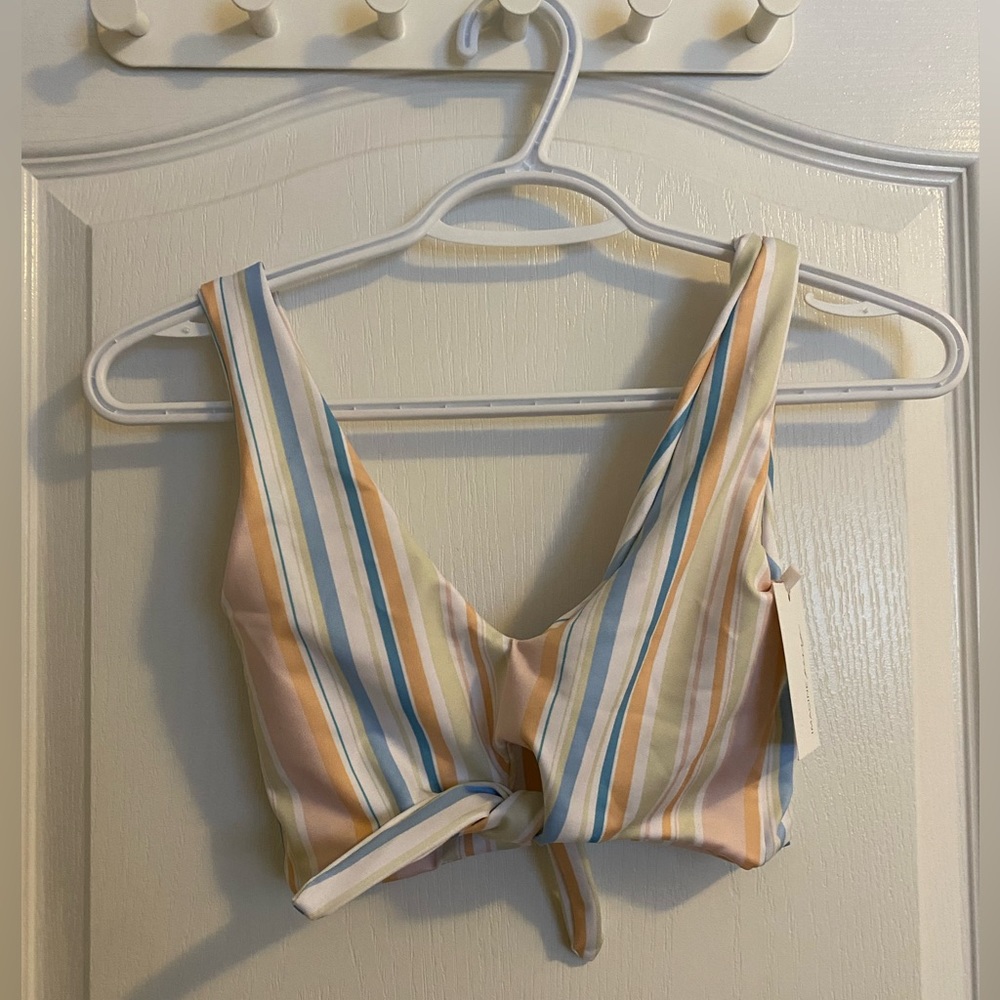 Imagine Perry Women’s Tulum Top - Rainbow Stripes - Picture 1 of 8
